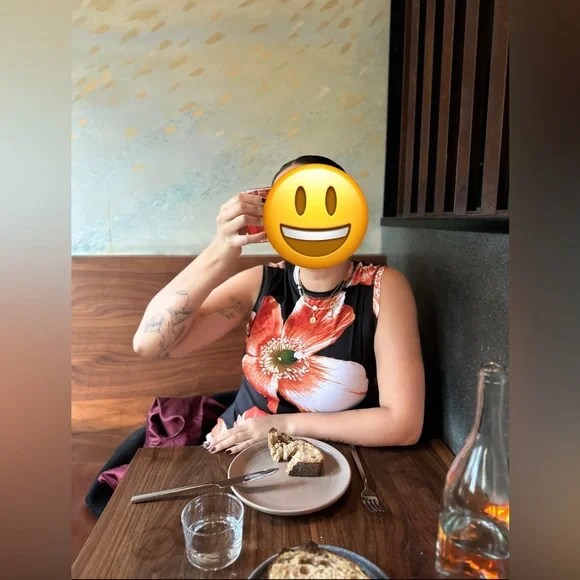 STINE GOYA Black Floral Sleeveless Dress - Picture 7 of 7